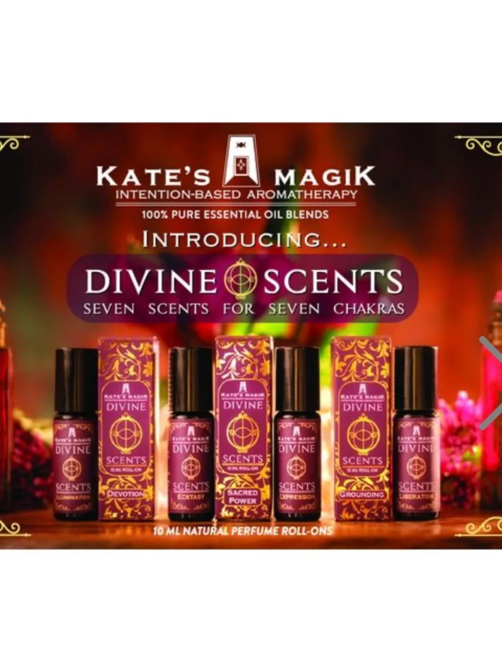Kate's Magik Divine Scents Devotion 10ml Roll-On NIB
